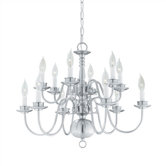 Williamsburg 12 Light Chandelier