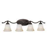 Harmony Vanity Light in Aged Bronze