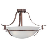 Hampshire 3 Light Semi Flush Mount