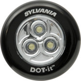 DOTS LED Tap Light Bulb in Silver