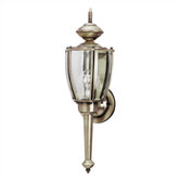 Exterior Wall Lantern in Antique Solid Brass