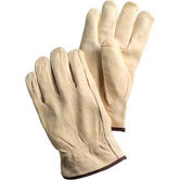 X-Large Tan Grain Pigskin Unlined Gunn Cut Drivers Gloves With Keystone Thumb And Bound Hem