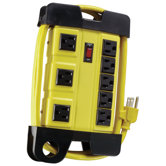 8-Outlet Metal Workshop Power Strip
