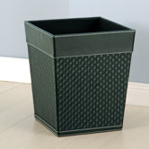 Onyx Wastebasket in Black