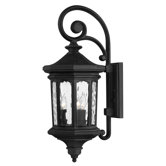 Raley Wall Lantern in Museum Black - Energy Star Optional