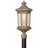 Rowe Park Post Lantern in Pearl Bronze