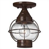 Cape Cod Semi Flush Mount in Sienna Bronze
