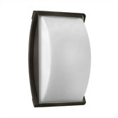 Atlantis  10.5" x 6.5" Outdoor Wall Lantern in Bronze