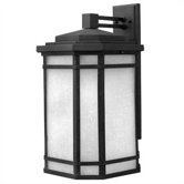 Cherry Creek Outdoor Wall Lantern in Vintage Black