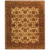Old World Ivory/Rust Agra Rug