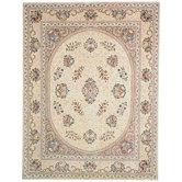 Persian Court Ivory Kerman Rug
