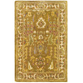 Classic Beige/Gold Tree of Life Rug