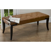 Tyler Leather Bench