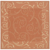 Courtyard Terracotta/Natural Rug