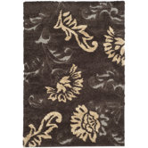 Florida Shag Dark Brown/Smoke Rug