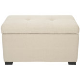 Violet Bedroom Storage Ottoman