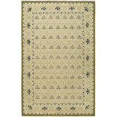 DuraRug Ivory/Blue Rug