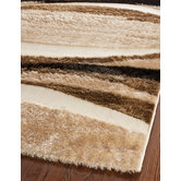 Miami Shag Beige/Multi Rug