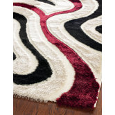 Miami Shag Cream/Multi Rug