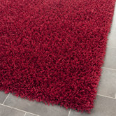 Shag Red Rug