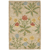 Blossom Beige Floral Rug