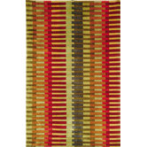 La Carta Pile Red/Green Rug