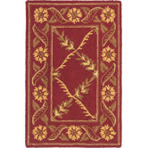 Wilton Red Rug