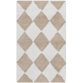 Plush Master Bath Cream/Beige Rug