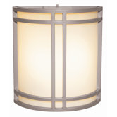 Artemis  Outdoor Wall Sconce with Opal Glass