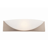 Thebes  Wall Sconce with Frosted Glass in Satin Nickel