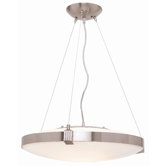 Luna 1 Light Drum Pendant