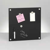 Memobord in Schwarz
