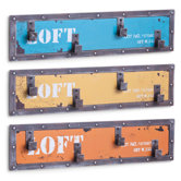 60cm x 9cm Hakenleiste "Loft" sortiert