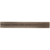 Accent Statements Metal 1 1/2" x 12" Laurel Accent Strip in Vintage Bronze