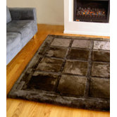 Sheepskin Design Square Rug