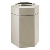 30 Gallon Hex Waste Container