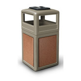 38-Gallon StoneTec Panel with Ashtray Dome Lid