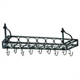 Bookshelf Pot Rack