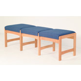Dakota Wave Three Seat Bench