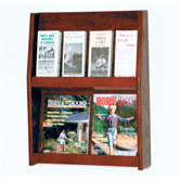 Four Magazine and Eight Brochure Wall Display