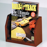 Wooden Mallet Magazine Racks
