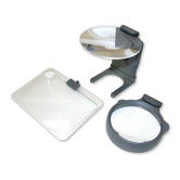Hobby Magnifier 3-in-1 LED Lighted Hands Free Magnifier Set