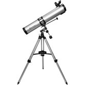 675 Power, 900114 Starwatcher Reflector Telescopes, EQ, Silver, Red Dot Finderscope, Astronomy Software