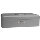 Large Gray Cash Box with Combination Lock