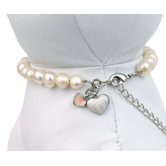 Unity� Pet Necklace in White Pearls