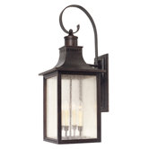 Monte Grande 34.5" x 13"  Outdoor Wall Lantern in English Bronze