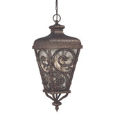 Spaniard Outdoor Hanging Lantern in New Tortoise Shell