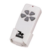 Non-Reverse Hand Held Fan / Light Remote Control in White