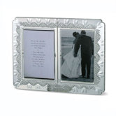 Wedding Announcement Double Picture Frame