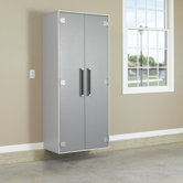 Tuff Duty Storage Cabinet in Polished Silver